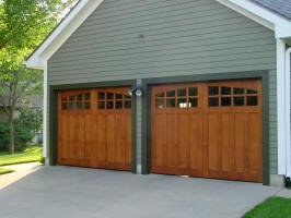 wood overhead doors